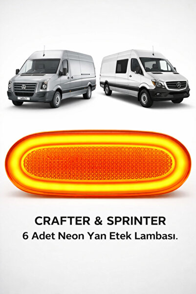 GUMUSONLINE Mercedes Sprinter & Volkswagen Crafter Yan Etek Lambası Bire Bir ...
