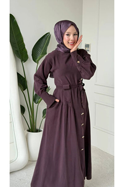 Butik Mürdüm Modal Kumaş