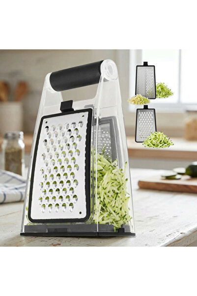 WOOF HOME 3-in-1 Grater Set with Bowl – Multi-Purpose Vegetable & Cheese Grat...