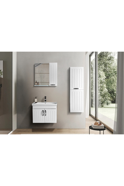 Aca ROYAL 65CM BANYO DOLABI TAKIMI BOY DOLAPSIZ