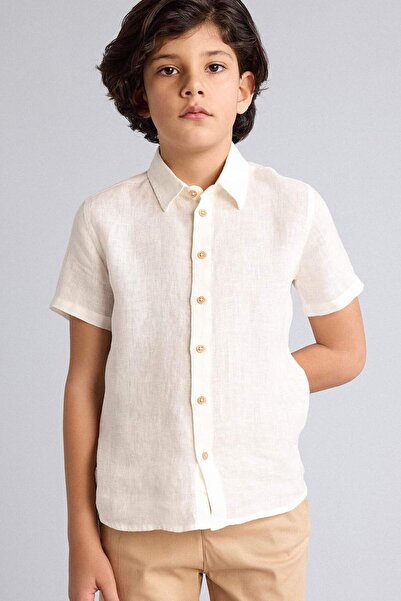 DeFacto 100% Λινό Πουκάμισο για αγόρια G5006A826SM
