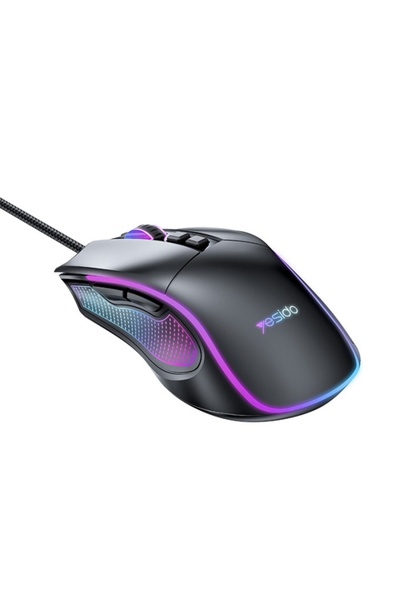 Yesido Mouse de gaming cu fără sârmă , optic, 7200 DPI, 7 butoane, RGB, USB, ...