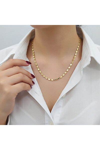 XUPING JEWELRY Baklava Model 14K Renkli Şık Tasarım Minimal Kolye