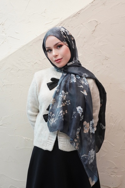 efdal şal eşarp شال دارك رومانس المستورد من إسبانيا Pa قطن