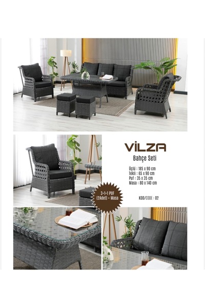 ZEND HOME VİLZA BAHÇE TAKIMI