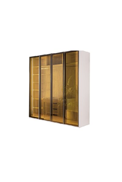 Vivense Tress Akordeon Kapaklı Dolap, 4 Kapaklı