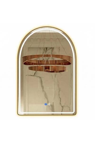 Elindor ® Ορθογώνιος τοξωτός καθρέφτης τοίχου, αντιθαμβωτικός, ανθεκτικός στη...