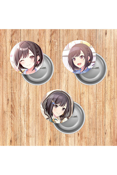 mertfigur Pjsekai Project Sekai Shinonome Ena Buton Rozet Seti (44 mm)