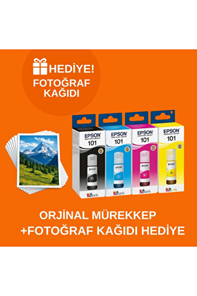 EPSON 101 Orjinal Mürekkep Set/ Ecotank L4150 / L4160 /l6160 /l6170 L6190