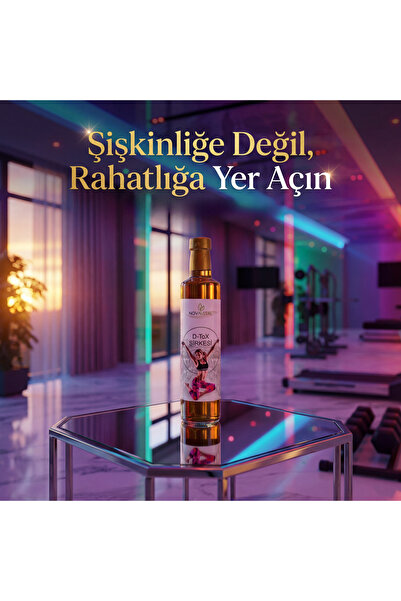 Novavital Nova Vital D-Tox Sirkesi (500 ml) | Doğal Fermente, Katkısız ve İla...