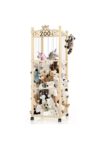 OEM Organizator de jucării din lemn tip Zoo