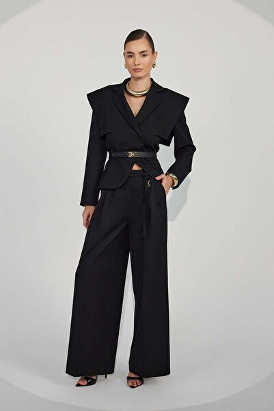 NOK İSTANBUL Timeless Pin Pants Black