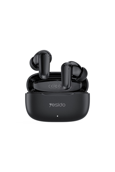 Yesido Wireless Earbuds, Bluetooth 5.4, In-ear, Microphone, 250mAh, Black