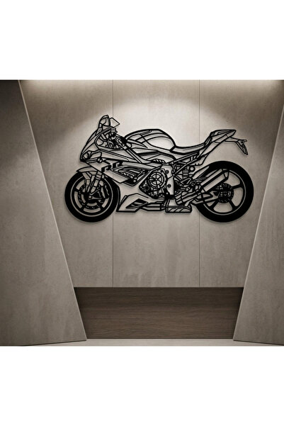 SSCNC 53 SSCNC BMW S1000RR MDF DUVAR TABLOSU (80cm x 45cm)