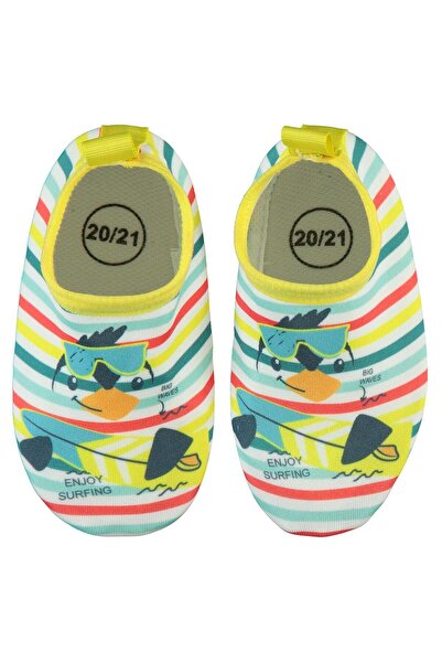 Civil Boys Обувки за плаж с принт на патица, без подметка – размер 20 – жълти
