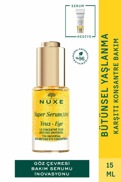 Nuxe Yaşlanma Karşıtı Göz Çevresi Super Serum 15 ml - Serum Hediye