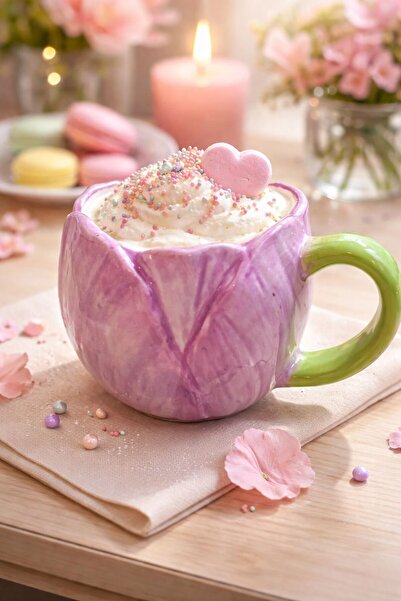 LC Waikiki LCW HOME Kupa Çiçek Figürlü 300 ml