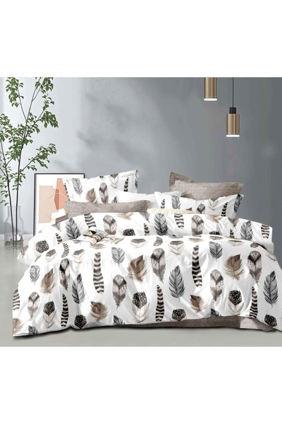 CHIRASO CHIRASO Bed Linen Set, 6 Pieces, Double Bed, Sheet 230x240, Duvet 200...