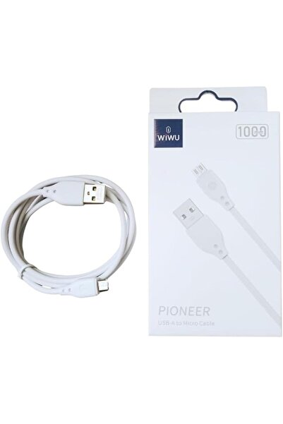 WIWU Wi-C001 Pioneer USB to Micro Charging Cable 2.4A 1m - White