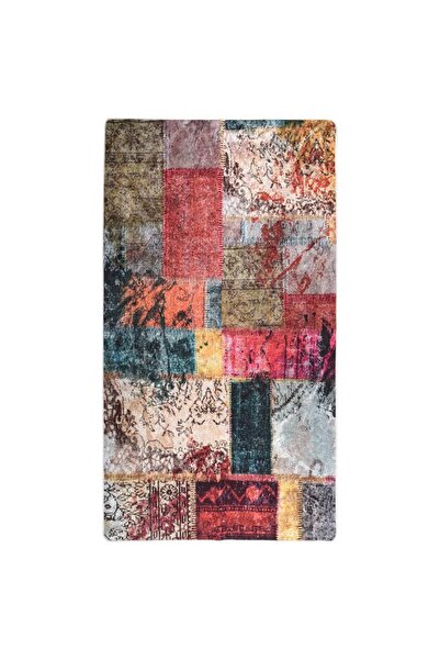 Concept Covor lavabil, mozaic multicolor, 190x300 cm, antiderapant