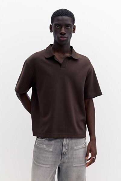 Pull & Bear Kısa kollu interlok polo