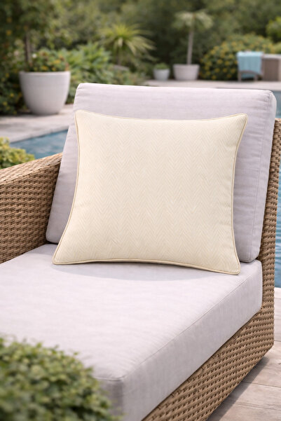 QUBA DECO ديكور خارجي مقاوم للماء مقاوم للبهتان غطاء وسادة حديقة وشرفة وتراس ...