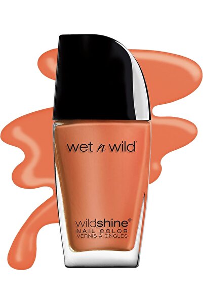 WET N WİLD Wild Shine Nail Polish, Orange Blazed, Nail Color C473B