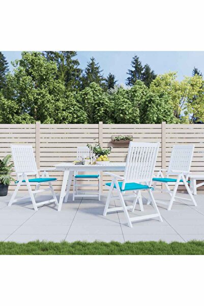 Concept Μαξιλάρια καρέκλας κήπου, τιρκουάζ, 4 τεμ., 50x50x3 cm, ύφασμα