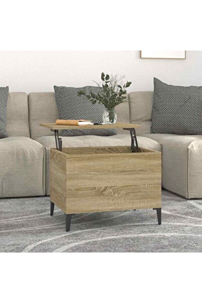 Concept Τραπεζάκι σαλονιού, δρυς sonoma, 60x44,5x45 εκ., επεξεργασμένο ξύλο
