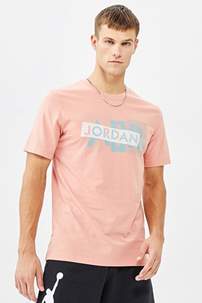 Nike Tricou Jordan Air cu imprimeu grafic portocaliu