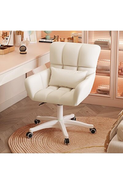 Arabest Armless Office Desk Chair,Height Adjustable Wide Seat,Back Accent Cha...
