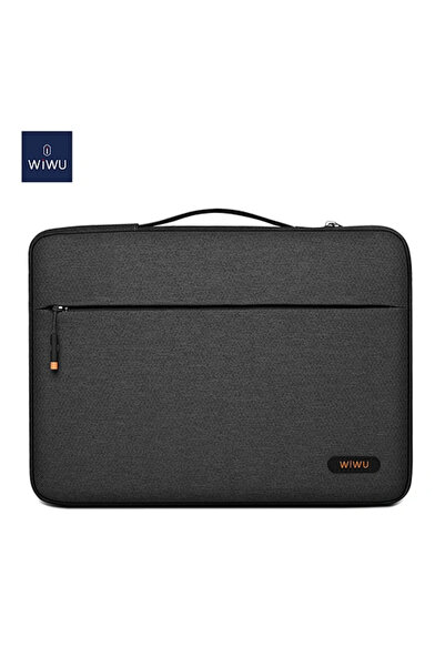 WIWU Pilot Water Resistant High-Capacity Laptop Sleeve Case 13.3" - Black