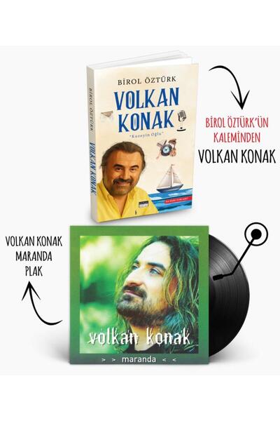 Halk Kitabevi Plaklı Kitaplar - Volkan Konak - Maranda Plak