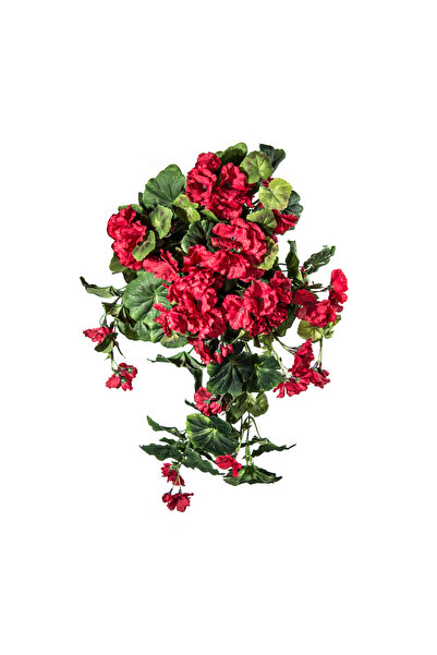 ASÇ YAPAY ÇİÇEK Yapay Çiçek Sarkan Sardunya Kırmızı