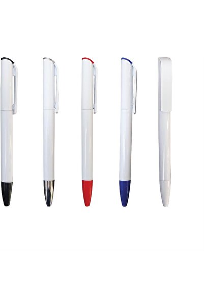 Generic Plastic Ball Pen with Chrome Nib