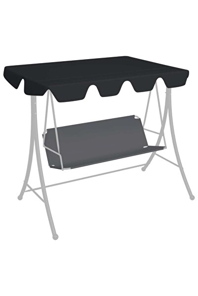 Concept Ανταλλακτικό κάλυμμα για κούνια κήπου, μαύρο, 150/130x70/105 cm