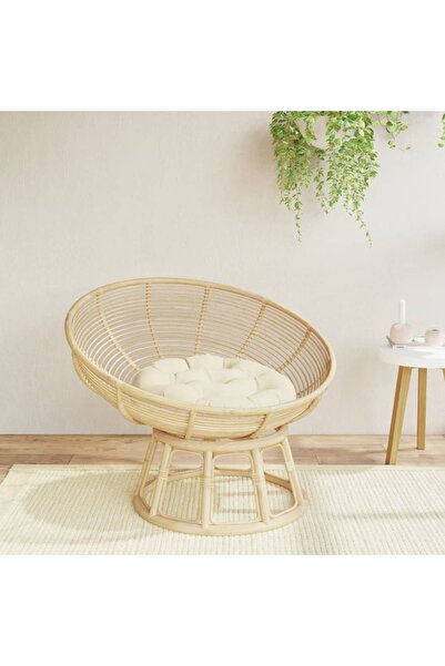 Concept Pernă rotundă crem, Ø 60 x11 cm, țesătură Oxford