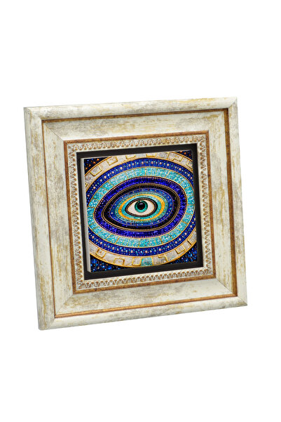 Sadrazam Nazar Boncuğu Stone Printed Natural Stone Table 20X201G-Nb3