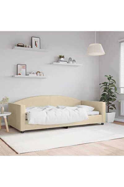 Concept Pat de zi, crem, 90x200 cm, material textil