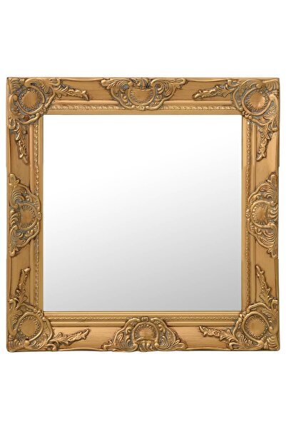 Concept Oglindă de perete în stil baroc, auriu, 50 x 50 cm