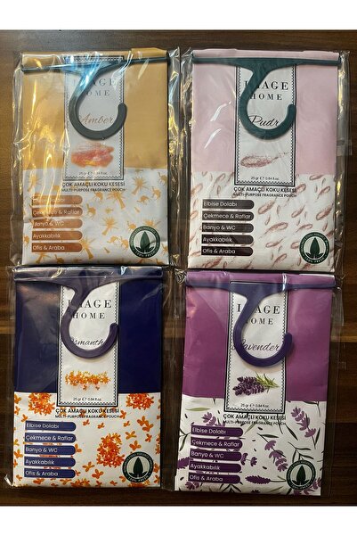 Image Home Koku Kesesi Lavanta+Pudra+Amber+Osmanthus 25 gr 4 Adet