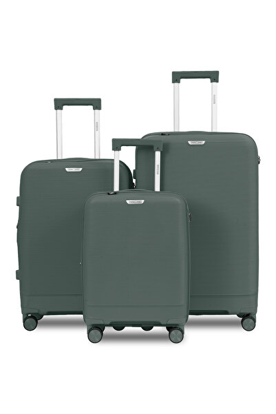 PARAJOHN Para John Movea 3 PCS PP Luggage Set Expandable 8 Wheel Spinner