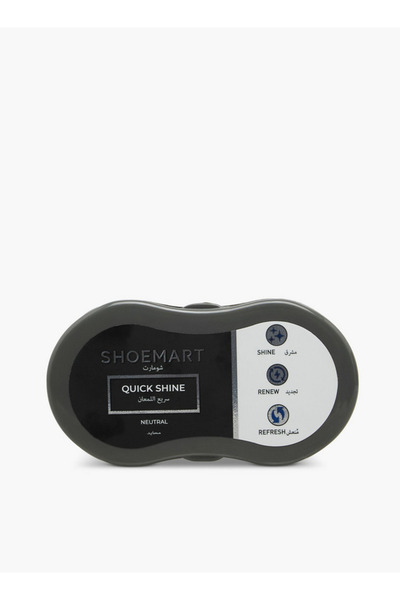 Shoemart إسفنجة تلميع الأحذية المحايدة سريعة اللمعان