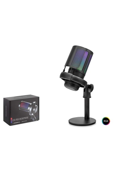 HADRON Me6Sb Gaming Rgb Desktop Microphone with Mixer Control Type-C 192Khz 2...