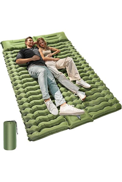 Arabest مرتبة نوم قابلة للنفخ لشخصين، خفيفة الوزن للغاية، مع وسادة، مناسبة لل...