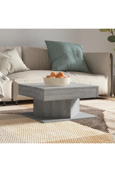 Concept Τραπεζάκι σαλονιού, γκρι sonoma, 57x57x30 εκ., επεξεργασμένο ξύλο