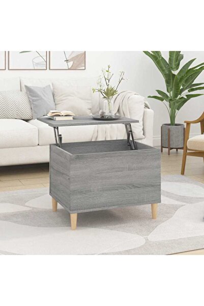 Concept Τραπεζάκι σαλονιού, γκρι sonoma, 60x44,5x45 εκ., επεξεργασμένο ξύλο