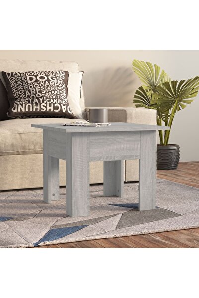 Concept Τραπεζάκι σαλονιού, γκρι δρυς sonoma, 55x55x42 εκ., μοριοσανίδα