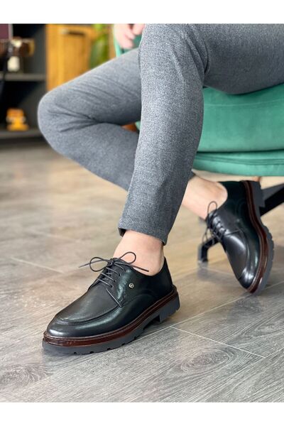 MOR KUNDURA أحذية رجالية عادية من الجلد الطبيعي للاستخدام اليومي