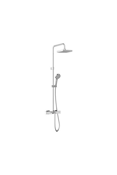 Artema Termostatik Banyo Bataryalı Base Square Duş Sistemi 200 B Krom A47304